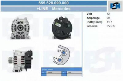 CV PSH 555528090000 -  Генератор